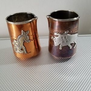 Taxco Sterling Cooper Victoria Creamers Vintage